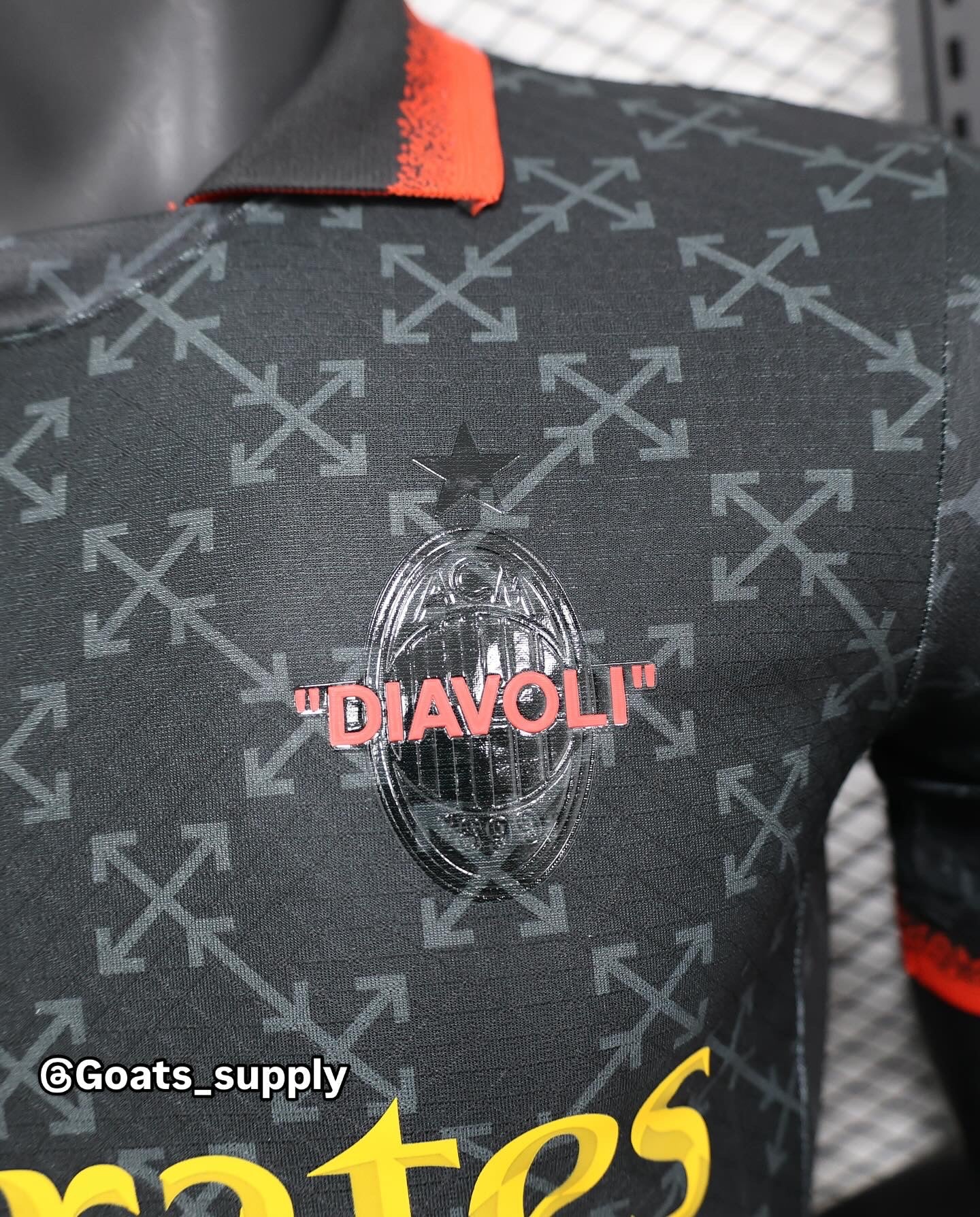 Ac Milan x Off White 24/25 black kit