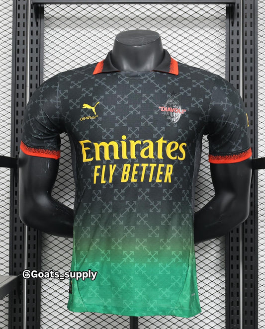 Ac Milan x Off White  24/25 black kit