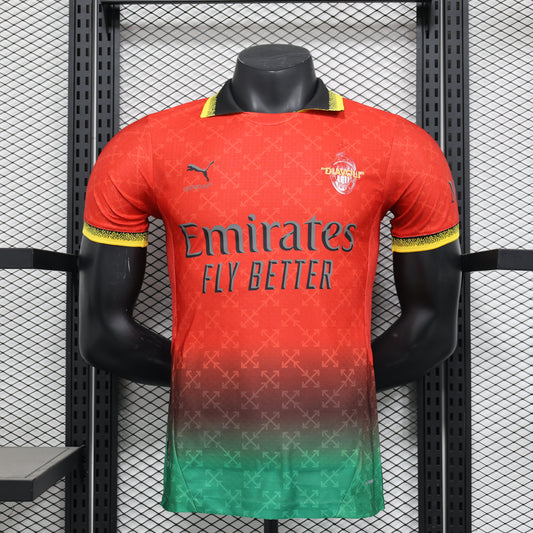 Ac Milan x Off White  24/25 Red kit