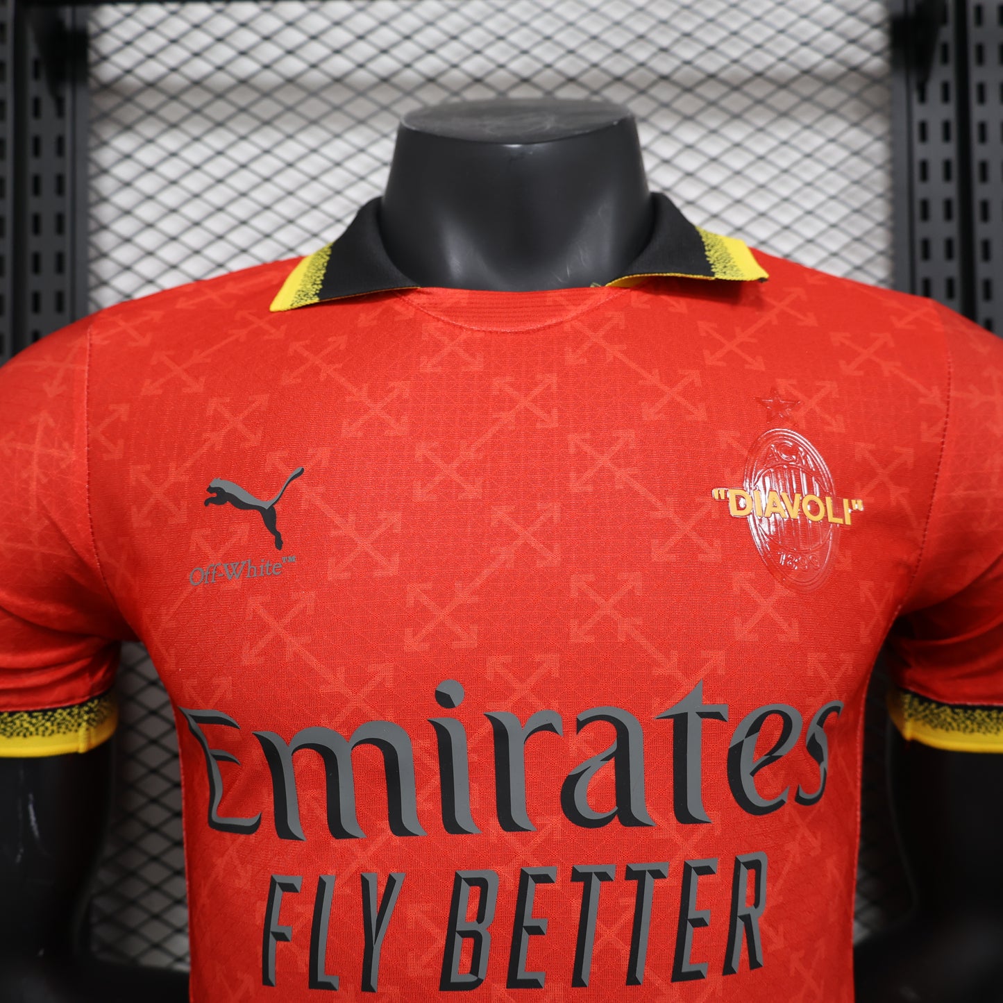 Ac Milan x Off White  24/25 Red kit