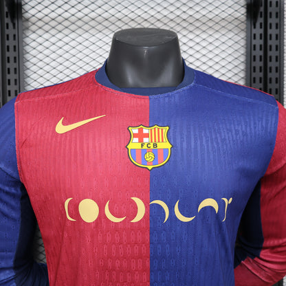 Barcelona X Cold play 24/25 home Long sleeve